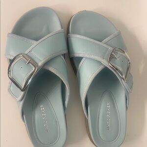 Marc Fisher Light Blue Women's Sandals